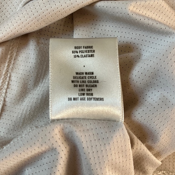 Tracksmith White and Light Blue Women's Shirt - Picture 6 of 7